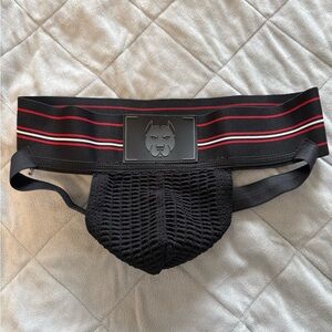 Black / Red Jockstrap